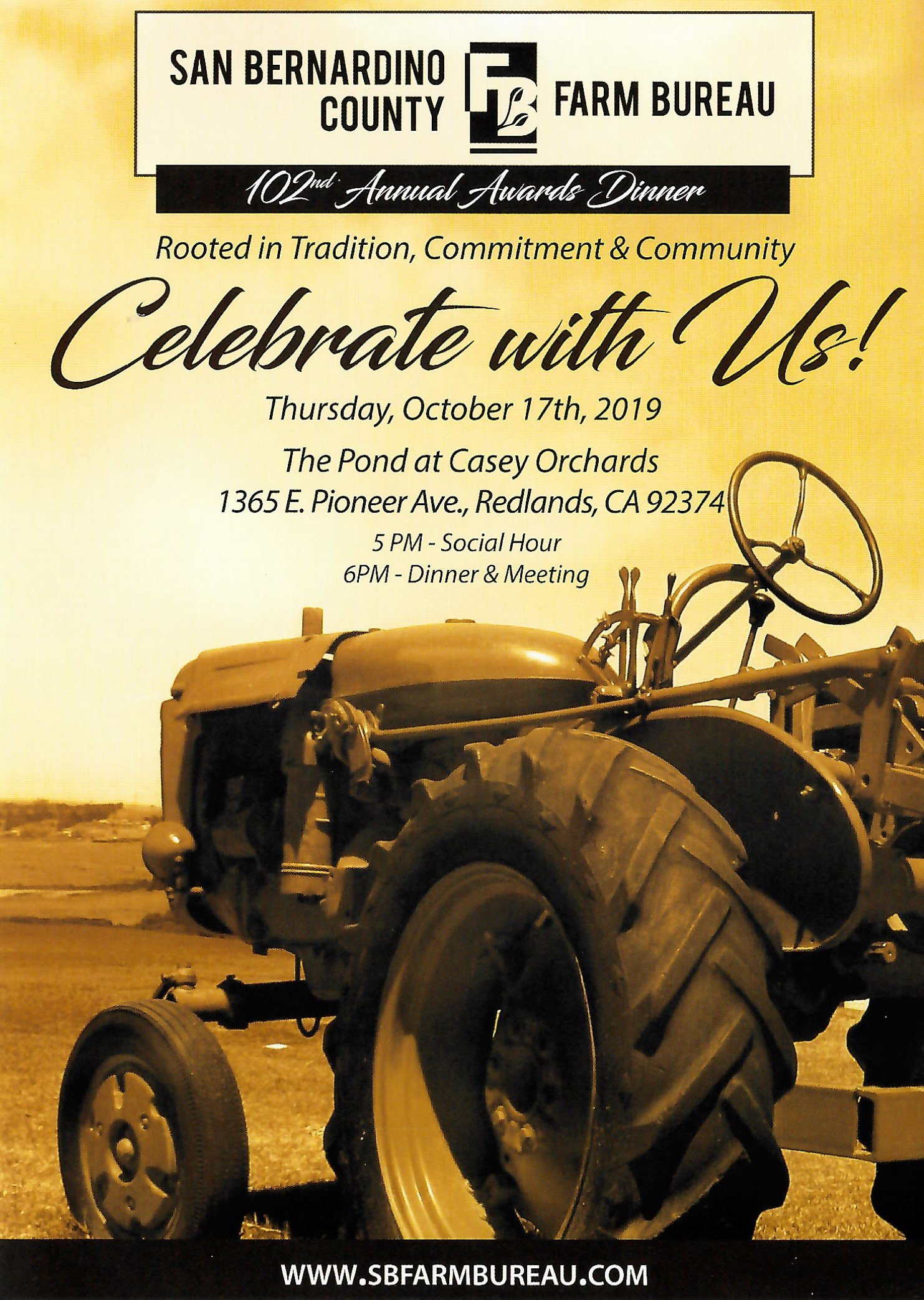 102nd Annual Awards Dinner